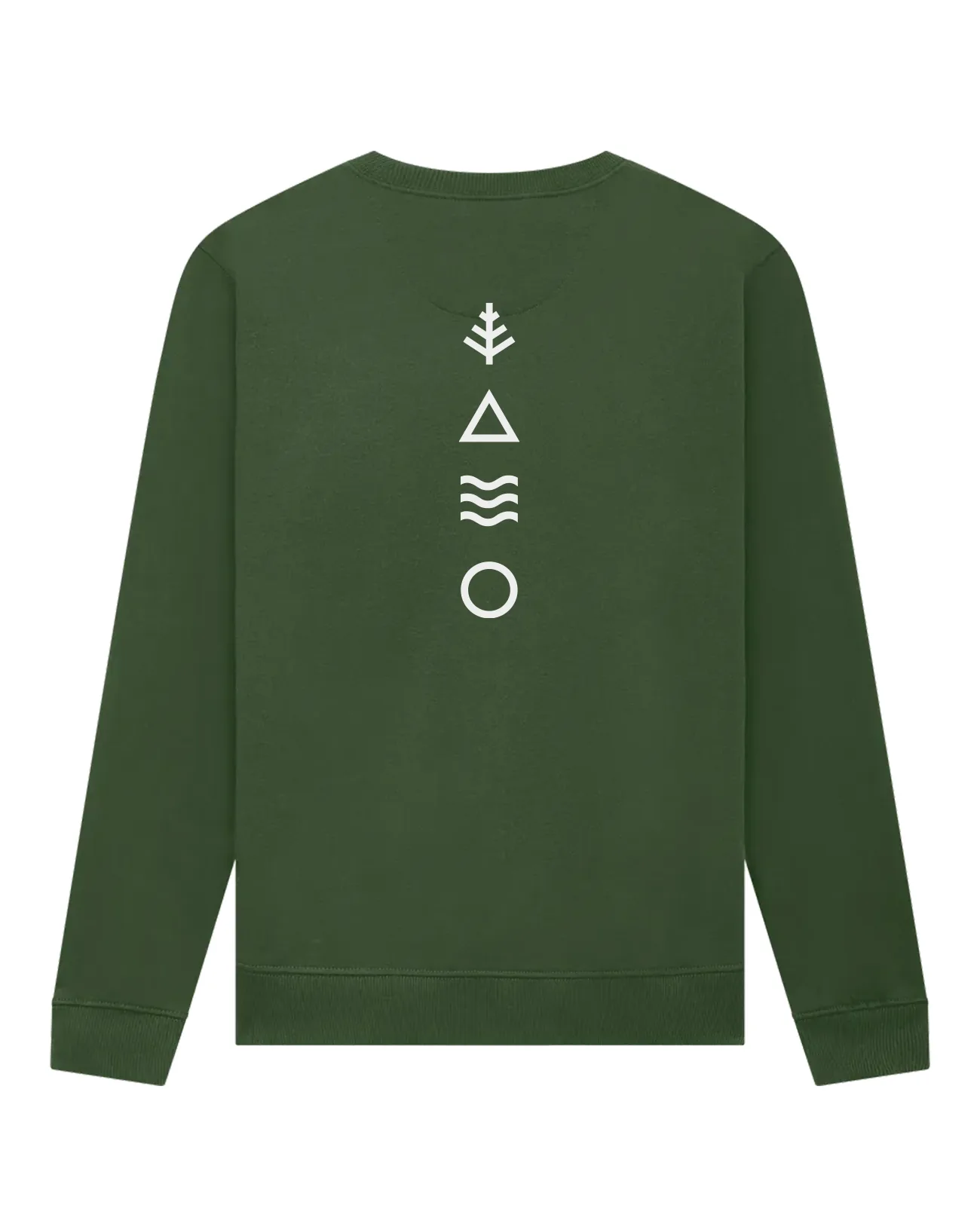 Stacked Sweatshirt — Moss Green